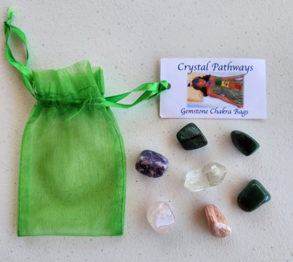 Heart Gemstone Chakra Bag