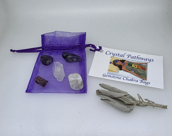 Crown Gemstone Chakra Bag