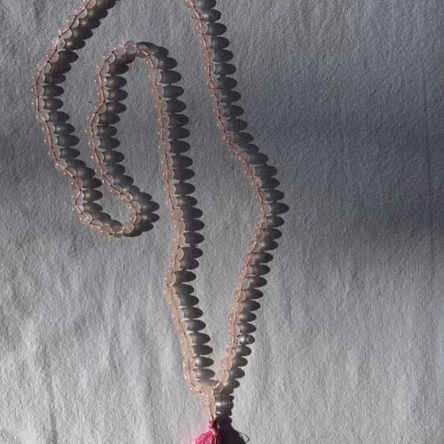 Rose Quartz Mala Necklace