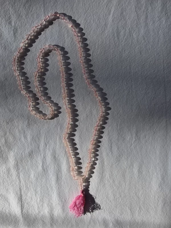 Rose Quartz Mala Necklace