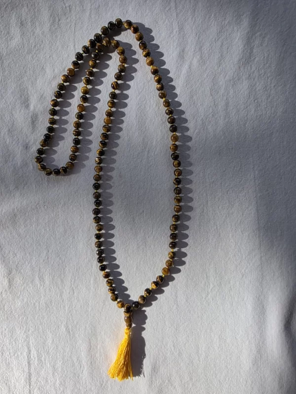 Tiger-eye Mala Necklace